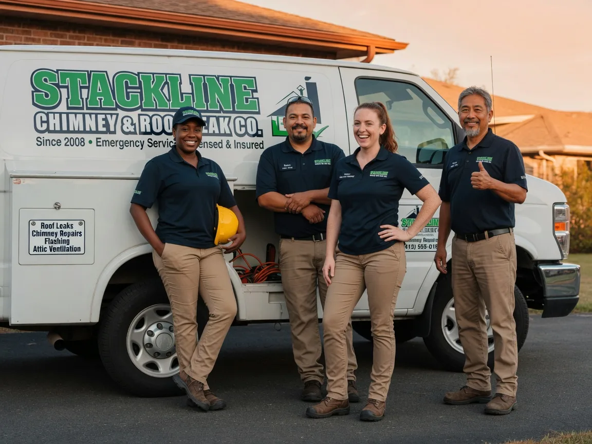 Chimney flashing repair company in Camargo, IL